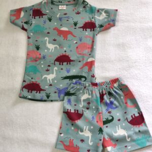 Interlock Half Sleeve Shorts Set